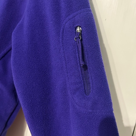 Royal Purple Fleece Columbia Zip Up Fleece - Picture 4 of 5